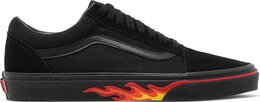 Vans: Чёрные кеды  Old Skool Flame