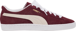 PUMA: Бордовые кроссовки  Suede