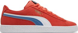 PUMA: Оранжевые кроссовки  Suede