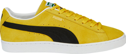 PUMA: Жёлтые кроссовки  Suede Classic