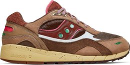 Saucony: Коричневые кроссовки  Shadow 6000