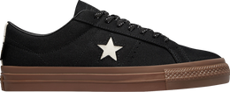 Converse: Чёрные кроссовки  One Star Pro