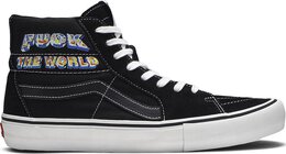 Vans: Чёрные кеды  Sk8-Hi