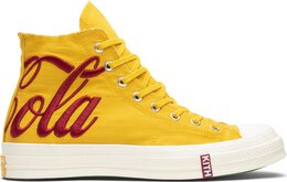 Converse: Жёлтые кроссовки  Chuck 70 Hi