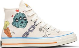 Converse: Бежевые кроссовки  Chuck 70