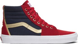 Vans: Красные кеды  Sk8-Hi