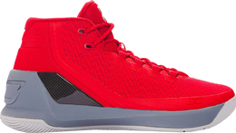 Under Armour: Красные кроссовки  Curry 3