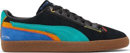 PUMA: Чёрные кроссовки  Suede