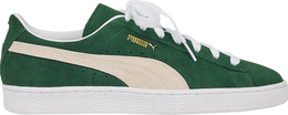 PUMA: Зелёные кроссовки  Suede