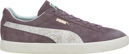 PUMA: Фиолетовые кроссовки  Suede