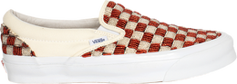 Vans: Красные кеды  Classic Slip On