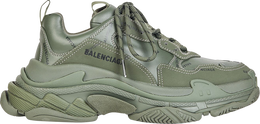 Balenciaga: Тёмные кроссовки  Triple S