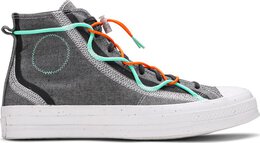 Converse: Серые кроссовки  Renew Chuck 70