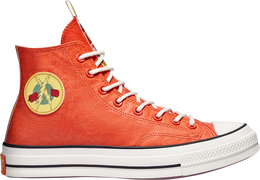 Converse: Оранжевые кроссовки  Chuck 70