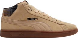 PUMA: Чёрные кроссовки  Smash V2 Mid