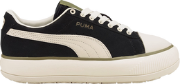 PUMA: Чёрные кроссовки  Suede Mayu