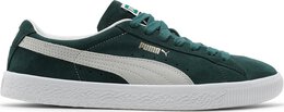 PUMA: Зелёные кроссовки  Suede