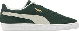 PUMA: Зелёные кроссовки  Suede Classic