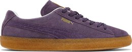 PUMA: Фиолетовые кроссовки  Suede