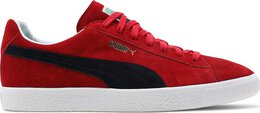 PUMA: Красные кроссовки  Suede