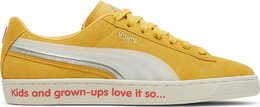 PUMA: Жёлтые кроссовки  Suede