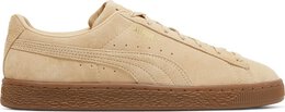 PUMA: Бежевые кроссовки  Suede