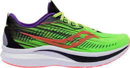 Saucony: Зелёные кроссовки  Endorphin Speed 2