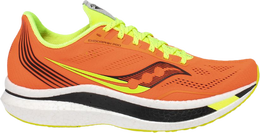 Saucony: Оранжевые кроссовки  Endorphin Pro