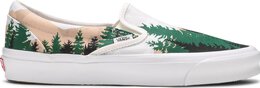 Vans: Зелёные кеды  Classic Slip On