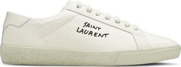 Saint Laurent: Бежевые кроссовки  Court Classic SL 06