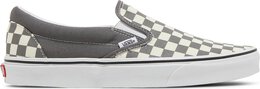 Vans: Серые кеды  Classic Slip On