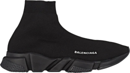 Balenciaga: Чёрные кроссовки  Speed Trainer