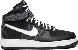 Nike: Чёрные кроссовки Air Force 1 High