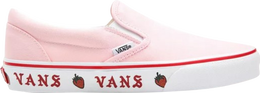 Vans: Розовые кеды  Classic Slip On