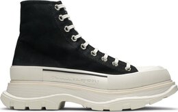 Alexander McQueen: Чёрные кроссовки  Tread Slick