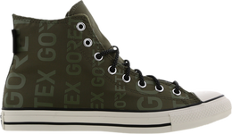 Converse: Зелёные кроссовки  Chuck Taylor All Star