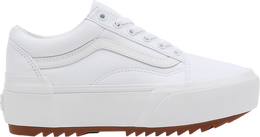 Vans: Белые кеды  Old Skool Stacked