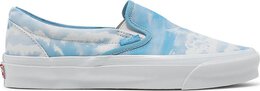 Vans: Белые кеды  Classic Slip On