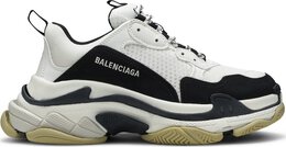 Balenciaga: Белые кроссовки  Triple S