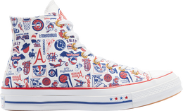 Converse: Белые кроссовки  Chuck 70