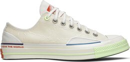 Converse: Белые кроссовки  Chuck 70