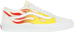 Vans: Белые кеды  Old Skool Flame