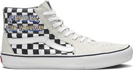 Vans: Белые кеды  Sk8-Hi