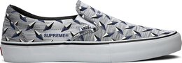 Vans: Белые кеды  Classic Slip On