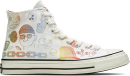 Converse: Белые кроссовки  Chuck 70