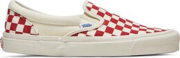 Vans: Красные кеды  Classic Slip On