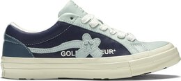 Converse: Голубые кроссовки  One Star Ox