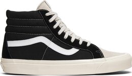 Vans: Чёрные кеды  SK8-Hi 38