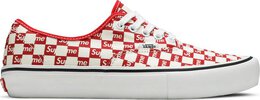 Vans: Красные кеды  Authentic Pro