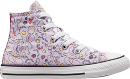 Converse: Фиолетовые кроссовки  Chuck Taylor All Star